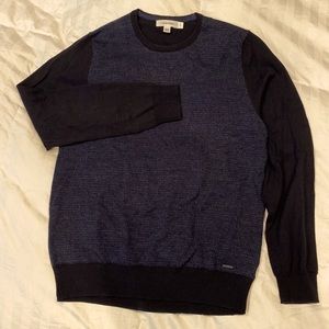 Multi-shade blue sweater